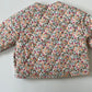 12-18M Zara thick ditsy floral quilted jacket