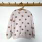 2-3Y Zara cream floral sweatshirt