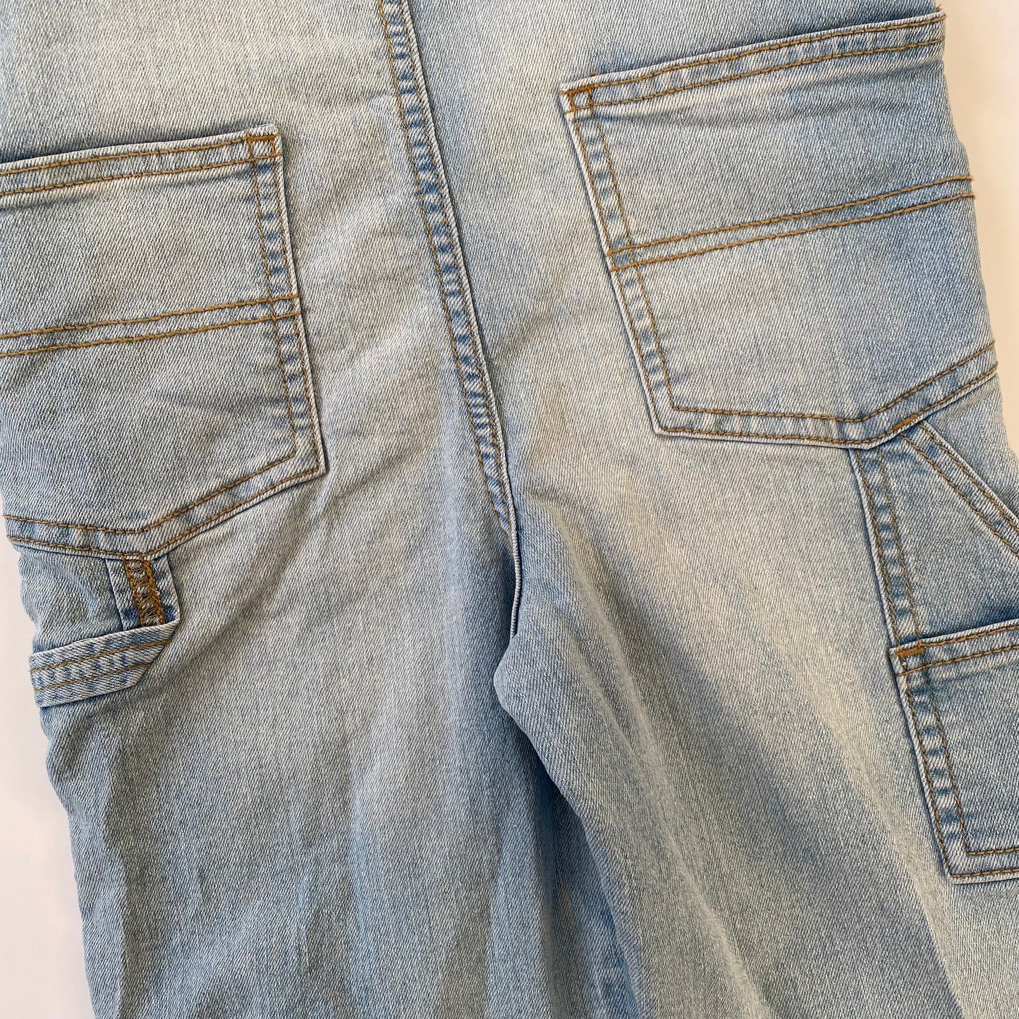 5Y Oshkosh vintage light wash denim dungarees