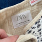 18-24M Zara patchwork gingham floral lined quilted jacket