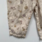 18-24M Zara cream floral dungarees