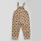 3-4Y Zara polka dot camel cord dungarees