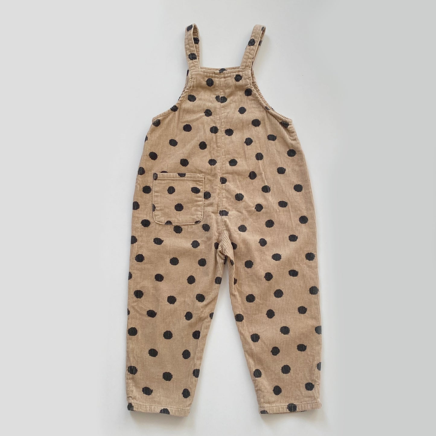 3-4Y Zara polka dot camel cord dungarees