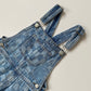 4-5Y Next x Smiley World checkerboard denim dungarees